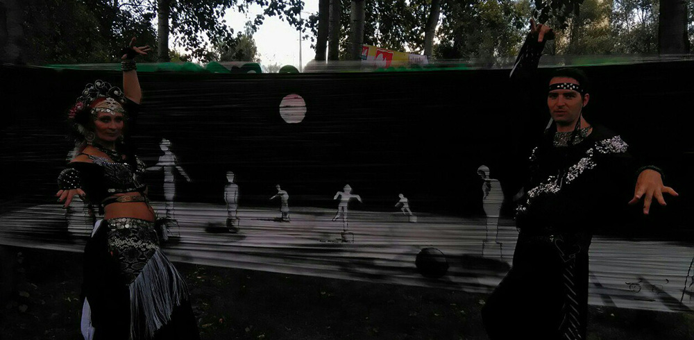 Стрит-арт от Павла Ляхова был представлен на Фестивале неформальных движений «Долфест» в г. Долгопрудный